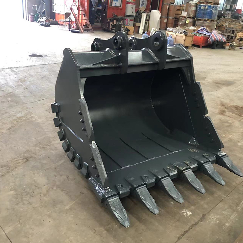 Qual é o tamanho do balde de escavadeira eu preciso?