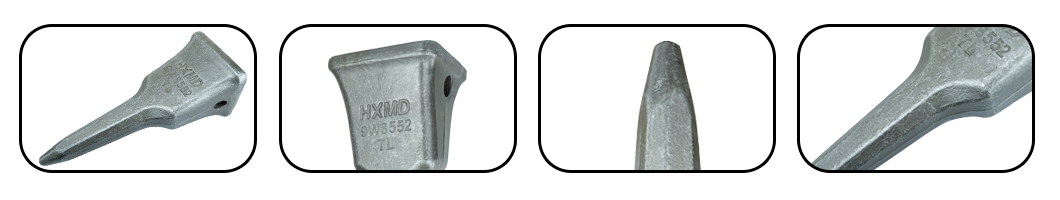 dente forjado mec&acirc;nico da cubeta do cinzel