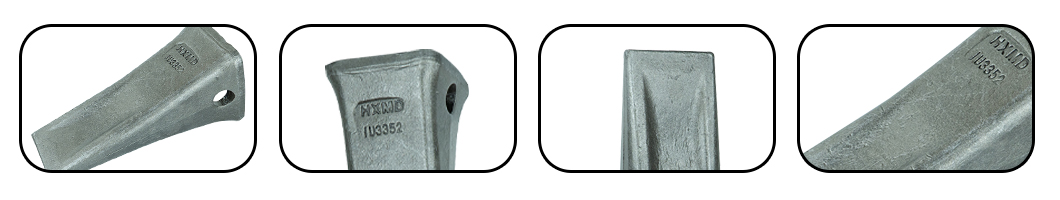 Dentes de escavadeira retroescavadeira Doosan