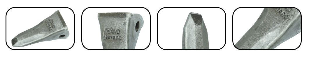 Dentes de ca&ccedil;amba forjados personalizados para constru&ccedil;&atilde;o