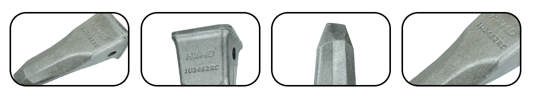 Dentes de ca&ccedil;amba forjados de liga de a&ccedil;o para constru&ccedil;&atilde;o