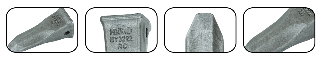 Dentes de ca&ccedil;amba forjados de liga de a&ccedil;o