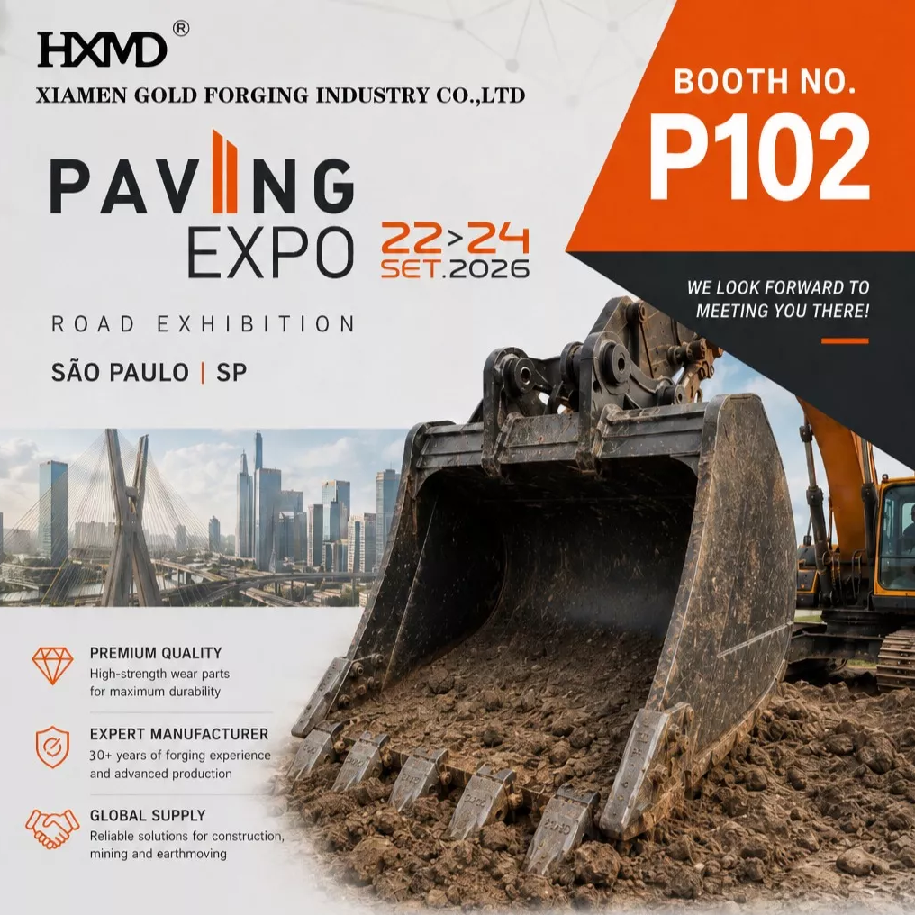 Gold Forging será exposta na PAVING EXPO 2026 em São Paulo – Visite o estande P102